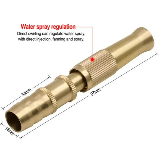 High-pressure Metal Brass Adjustable Nozzle Water Spray