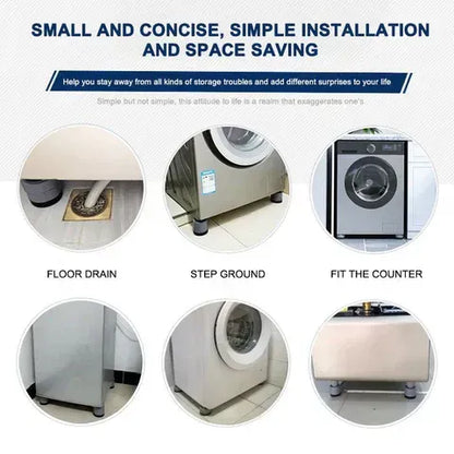 Anti-Vibration Machine Support Pads(Pack of 4)