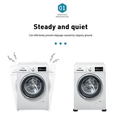 Anti-Vibration Machine Support Pads(Pack of 4)