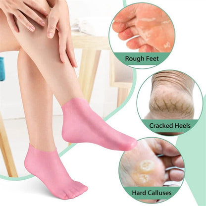 Reusable Silicone Moisturizing Socks (Buy 1 get 1 free)