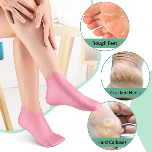 Reusable Silicone Moisturizing Socks (Buy 1 get 1 free)