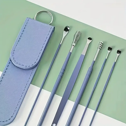 Ear Wax Cleaning Kit, 6 Pcs Ear Pick Tools