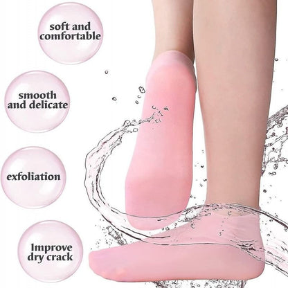 Reusable Silicone Moisturizing Socks (Buy 1 get 1 free)