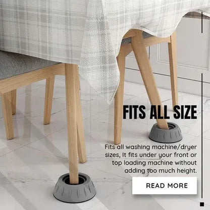 Anti-Vibration Machine Support Pads(Pack of 4)